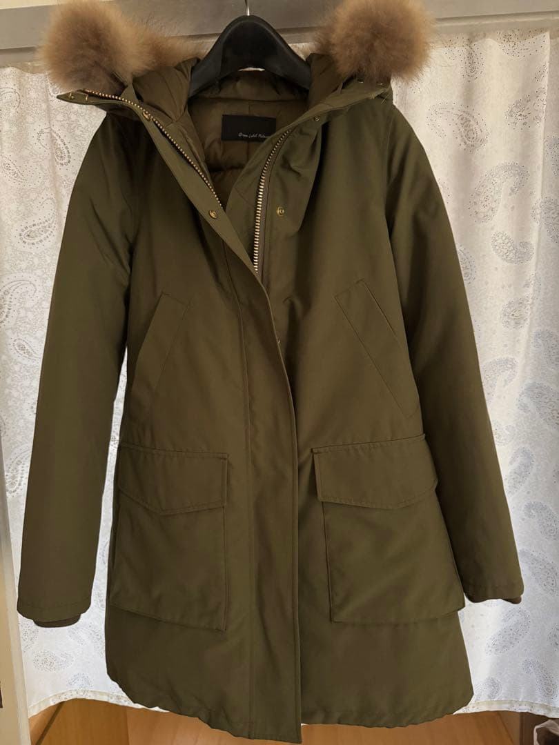 green label relaxing撥水マウンテンダウンコート