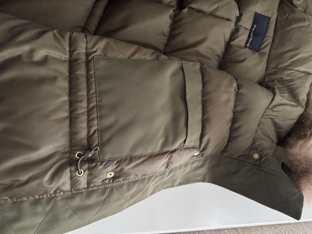 green label relaxing撥水マウンテンダウンコート