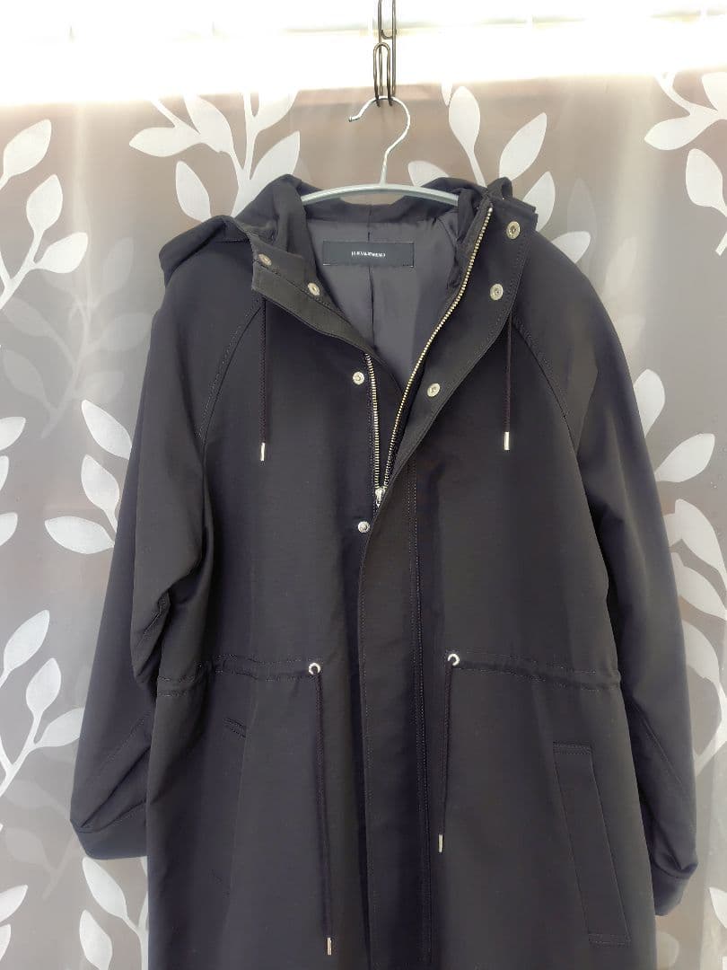 未使用品★ジャーナルスタンダード★グログランフードコート★黒★S