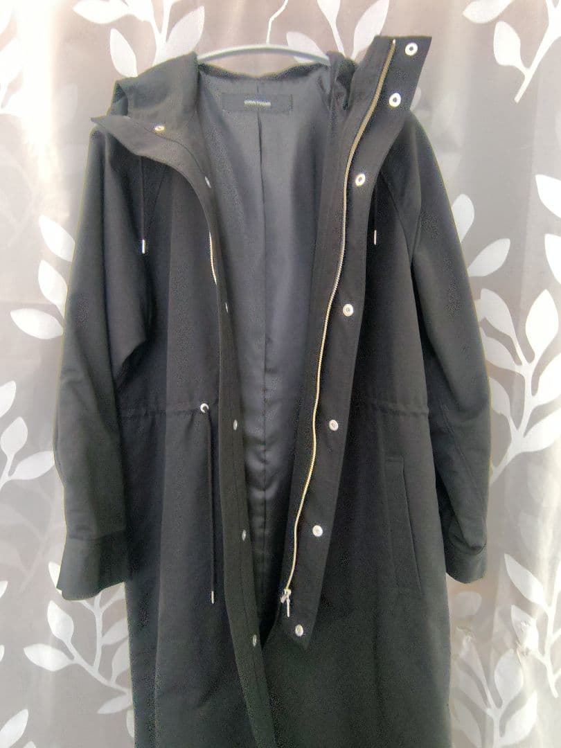 未使用品★ジャーナルスタンダード★グログランフードコート★黒★S