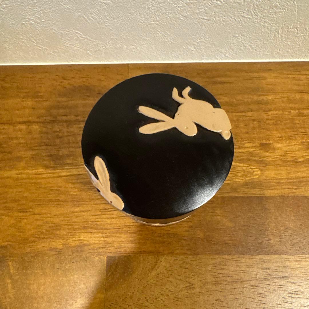 川添日記　茶筒　小物入れ　うさぎ