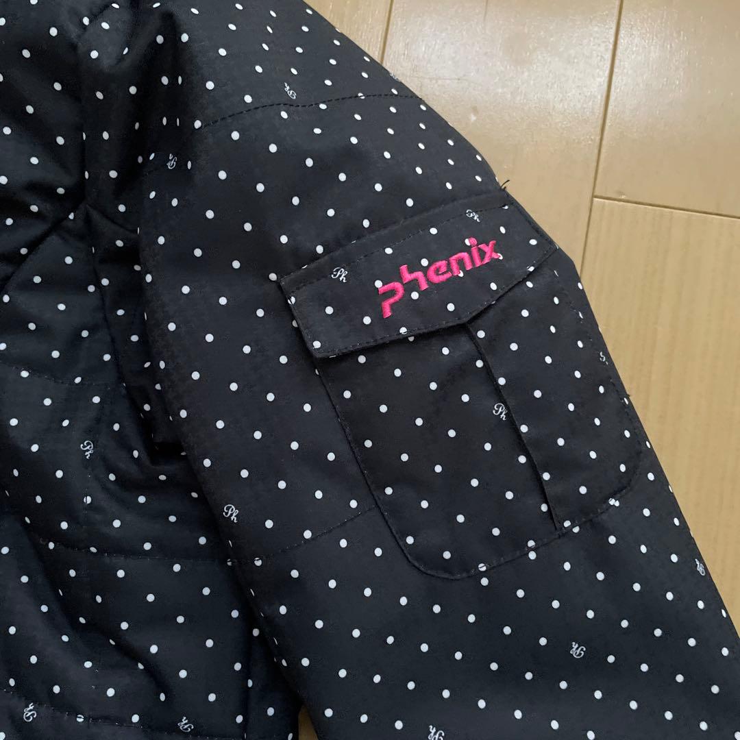 ☆Phenix ドット柄 レディーススキーウェア 上下セット⭐︎L☆最終値下げ！