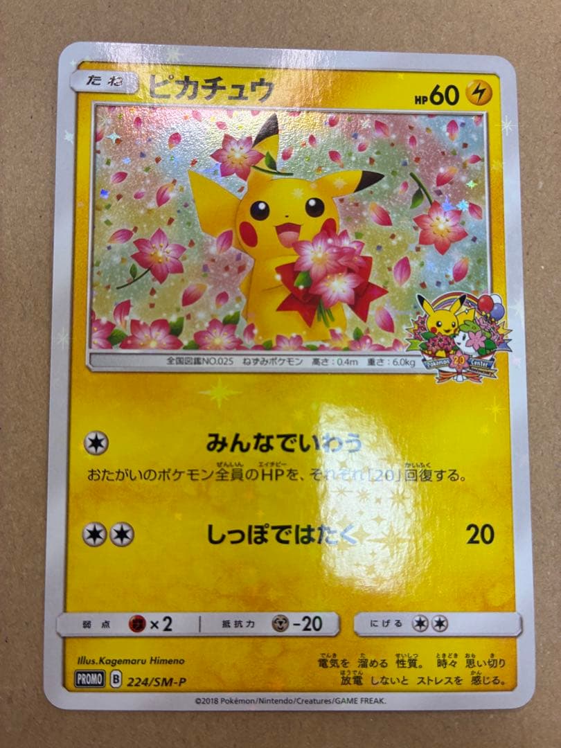 ピカチュウ【P】{224/SM-P} プロモ