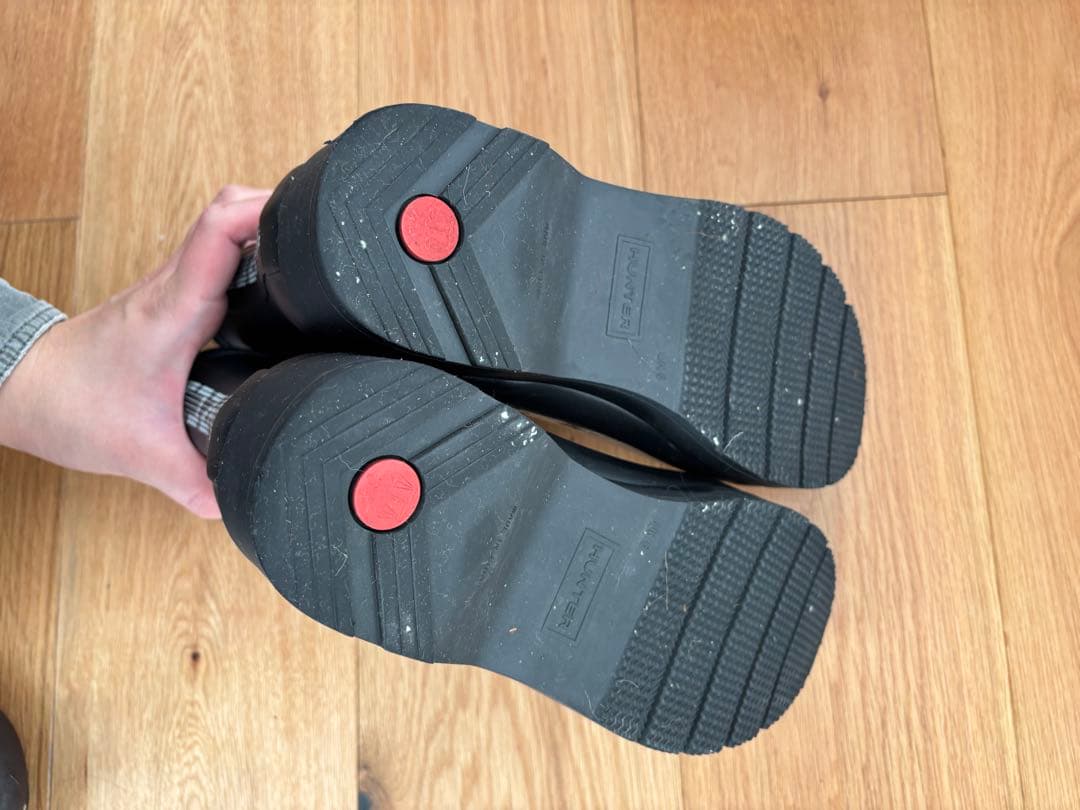 【美品】 HUNTER PLAY DOT BOOT UK6 25cm