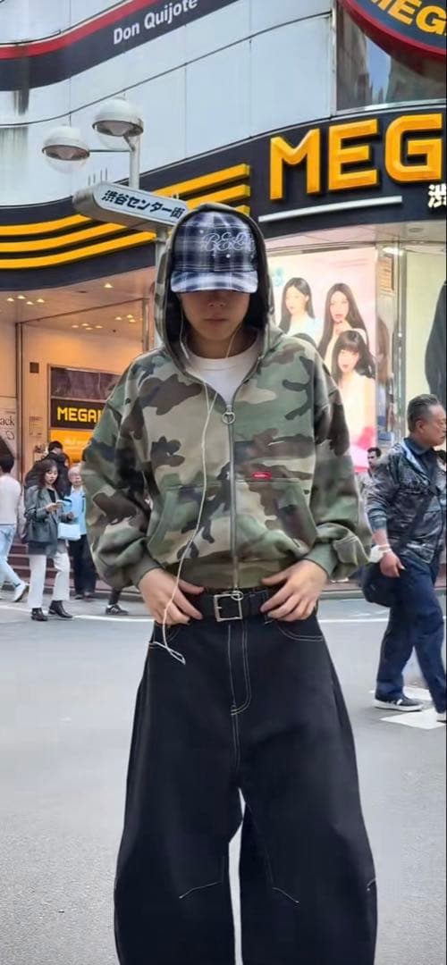 scuffers CAMO ZIPPER 迷彩 ジップパーカー スカッファー