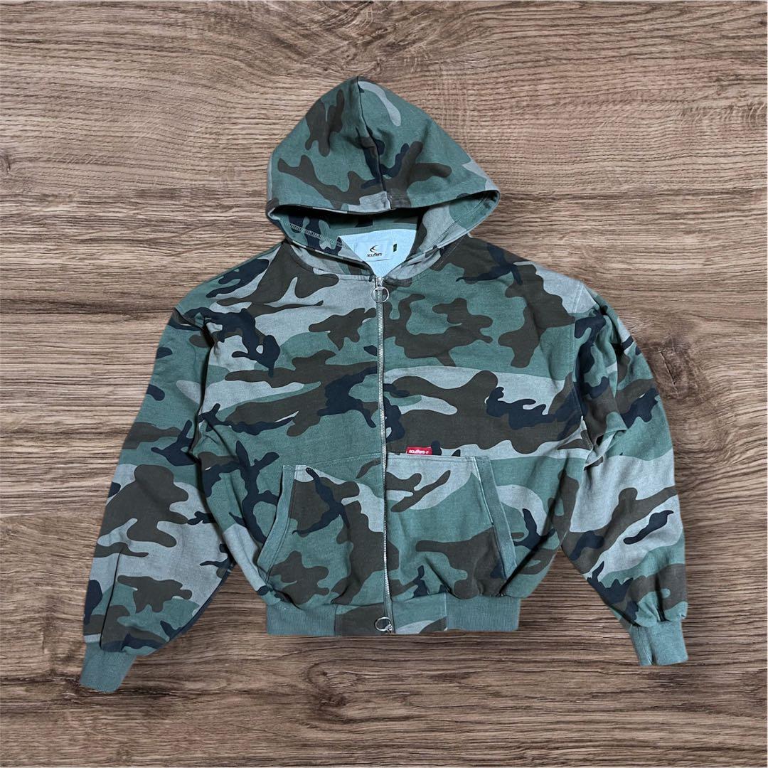 scuffers CAMO ZIPPER 迷彩 ジップパーカー スカッファー