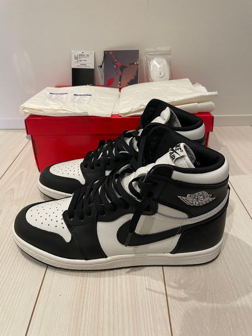 シューズ(男性用) Nike Air Jordan 1 High '85 \"Black/White\"