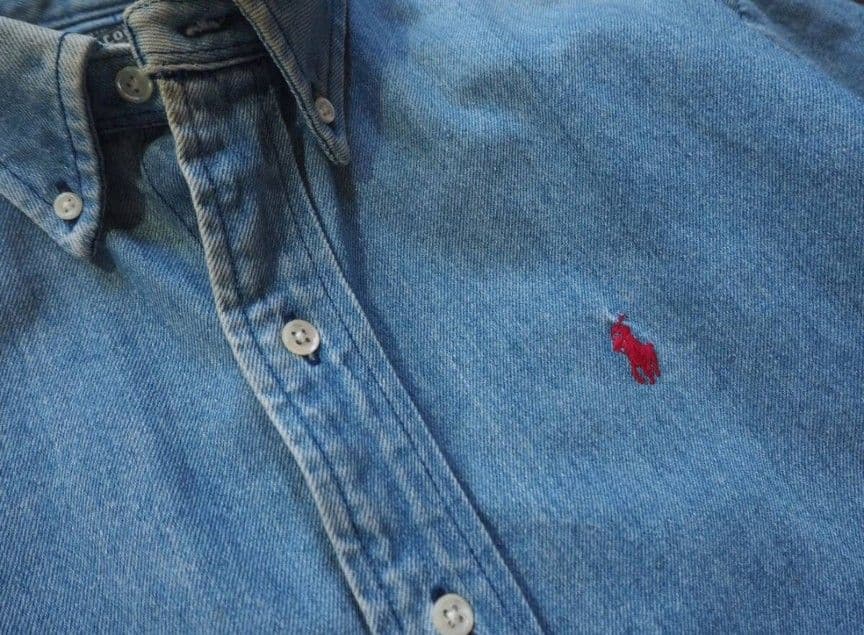 自*年様 Ralph Lauren デニムシャツ ボタンダウン