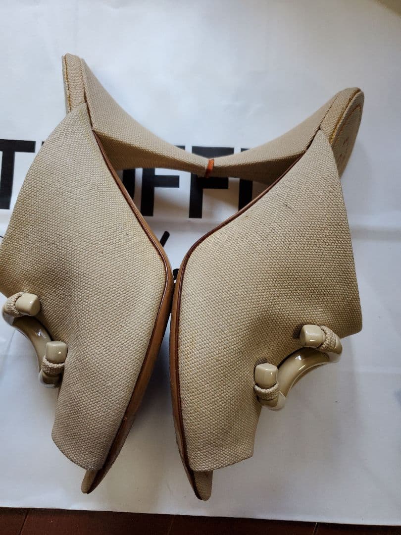 シャネル　CHANEL　ココマーク　キャンバスミュール　サイズ34