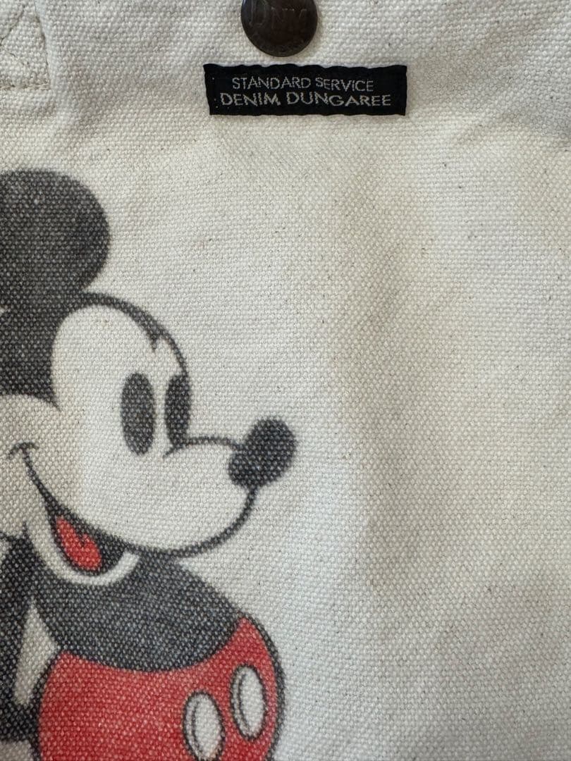 【未使用に近い】デニム＆ダンガリー　ミッキー　トートバック　大きめ‼︎