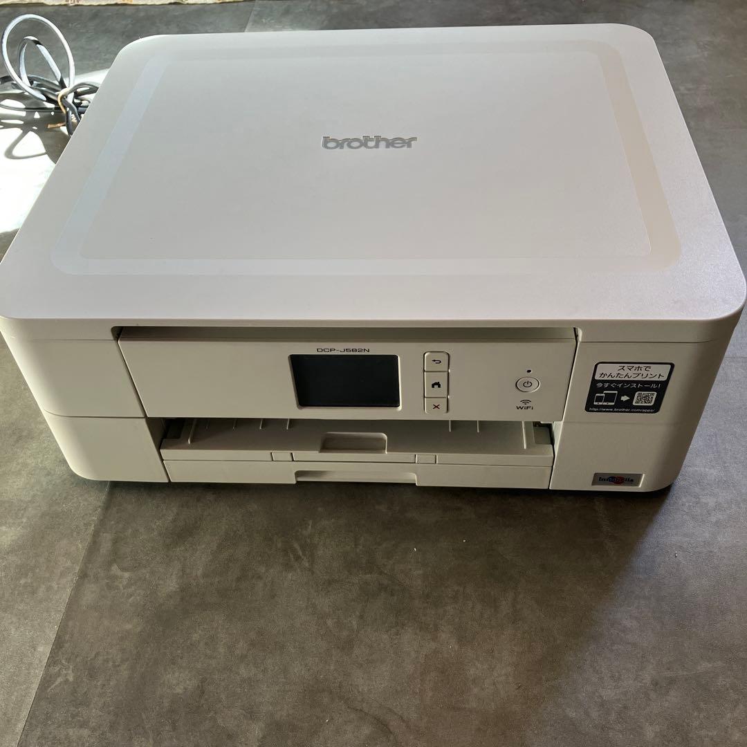 brother DCP-J582N 訳あり　シアンだけ印字不良