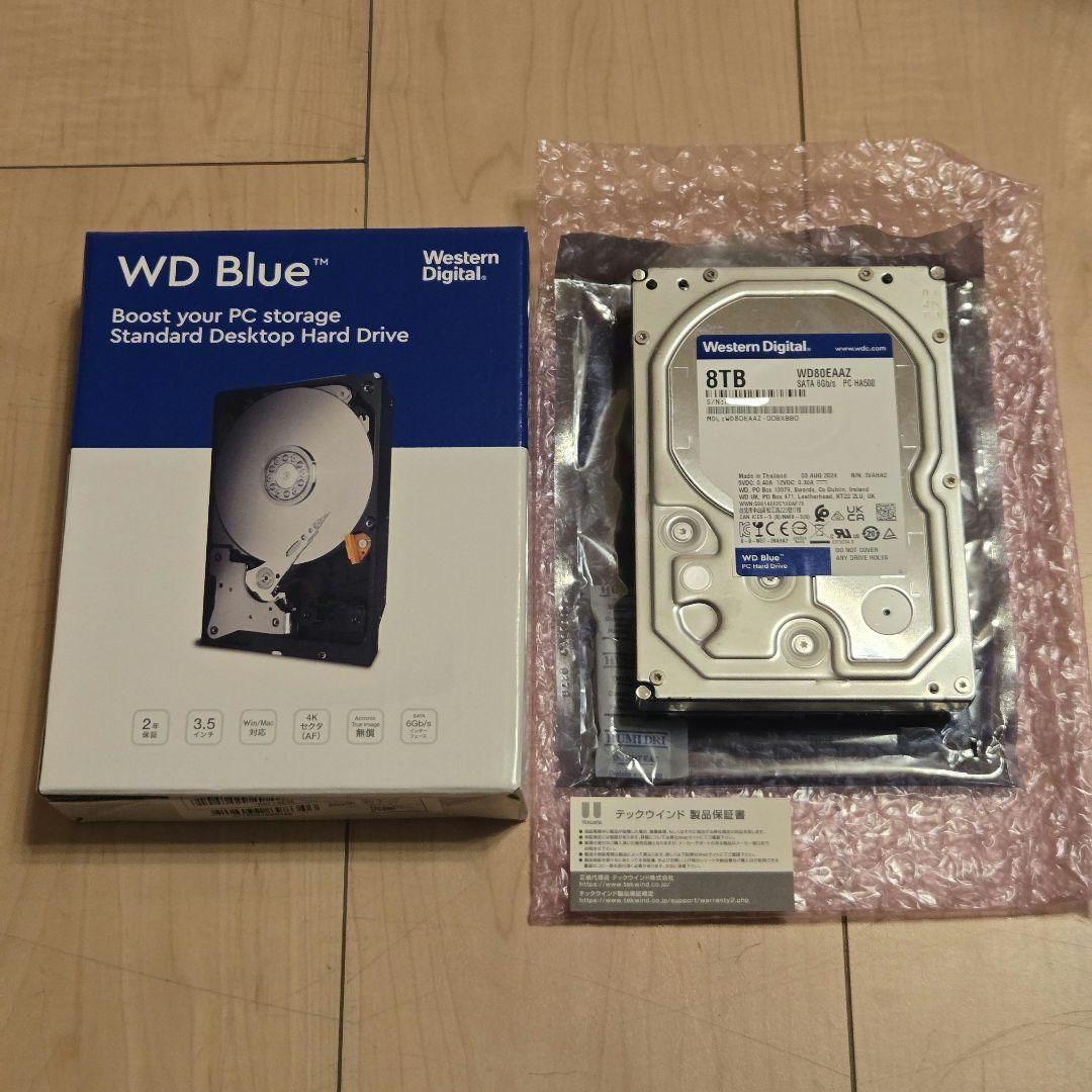 Western Digital WD Blue 内蔵HDD 8TB