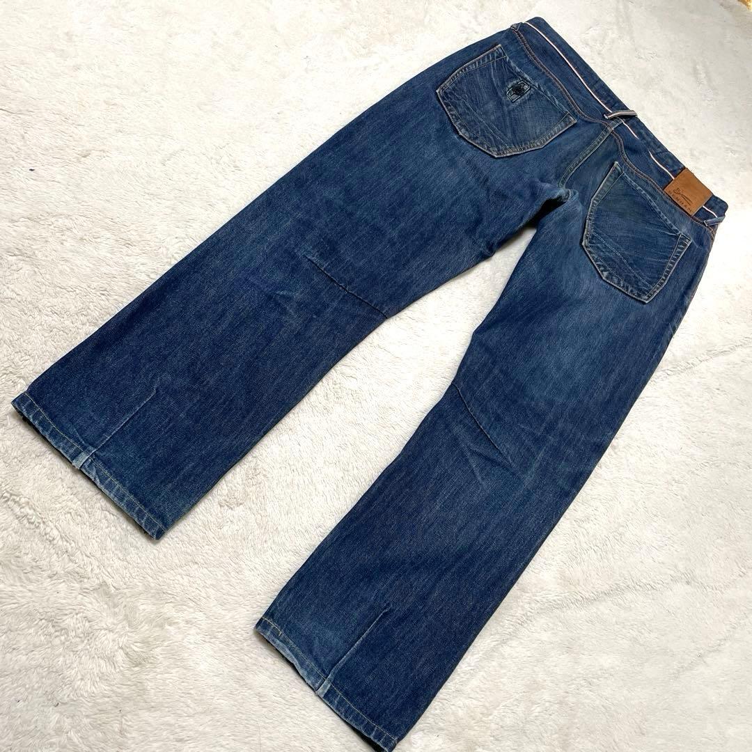 【希少】DENHAM×SHIPS別注CUTTER 赤耳　ストレートW32