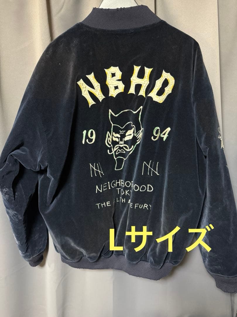 ネイバーフッド NEIGHBORHOOD 別珍 スカジャン ネイビー