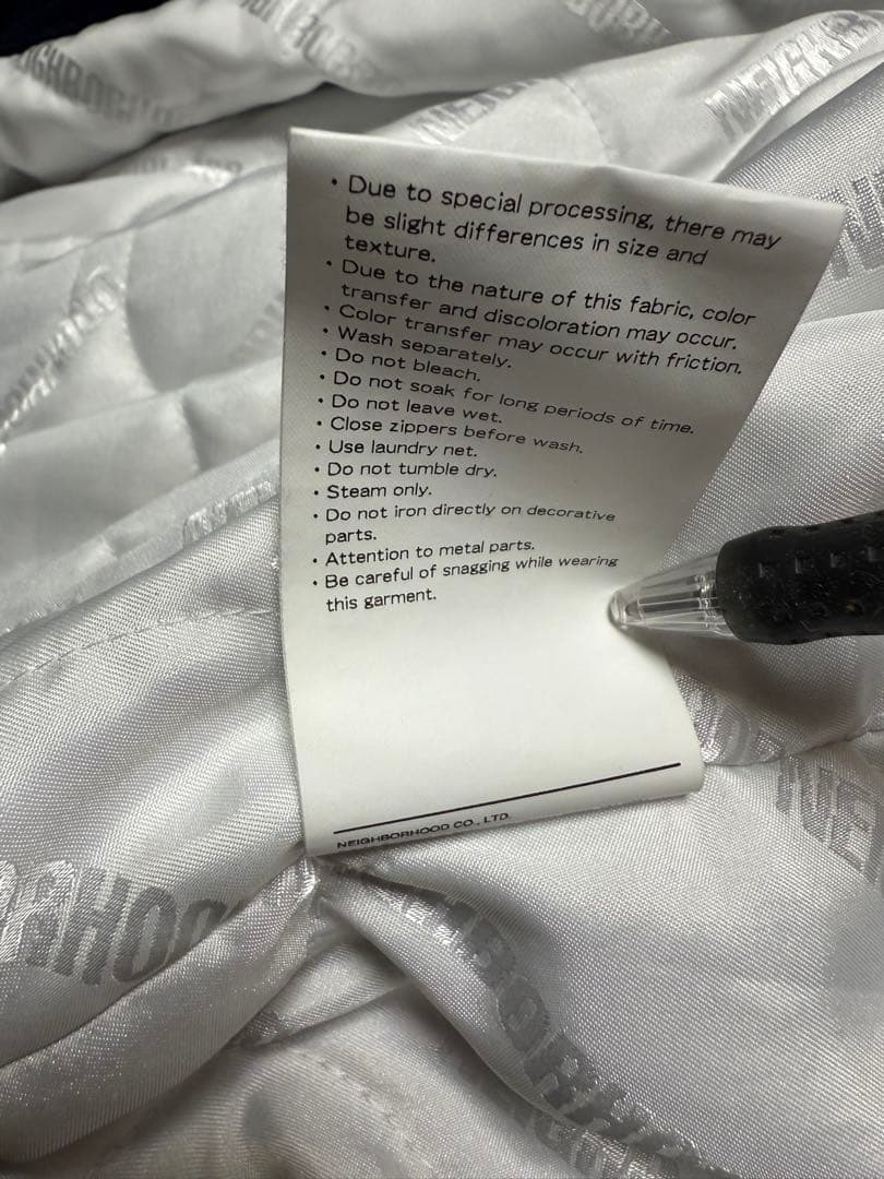 ネイバーフッド NEIGHBORHOOD 別珍 スカジャン ネイビー