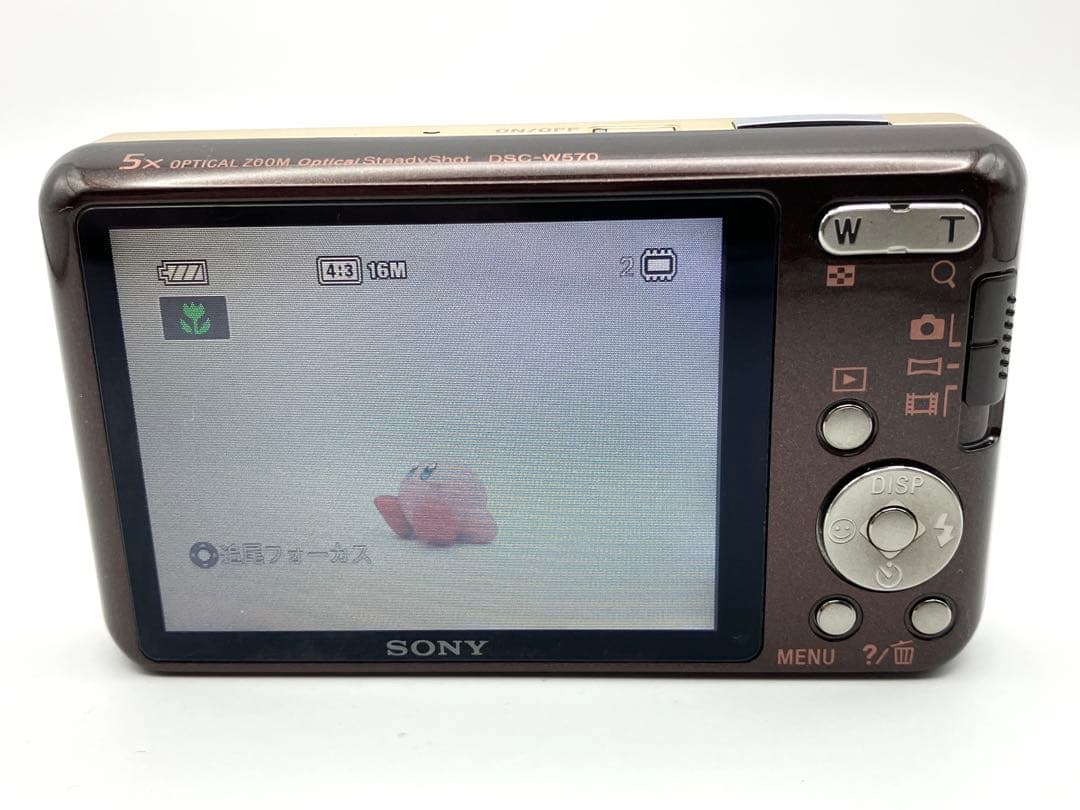 Sony Cyber Shot DSC-W570 ゴールド　デジカメ