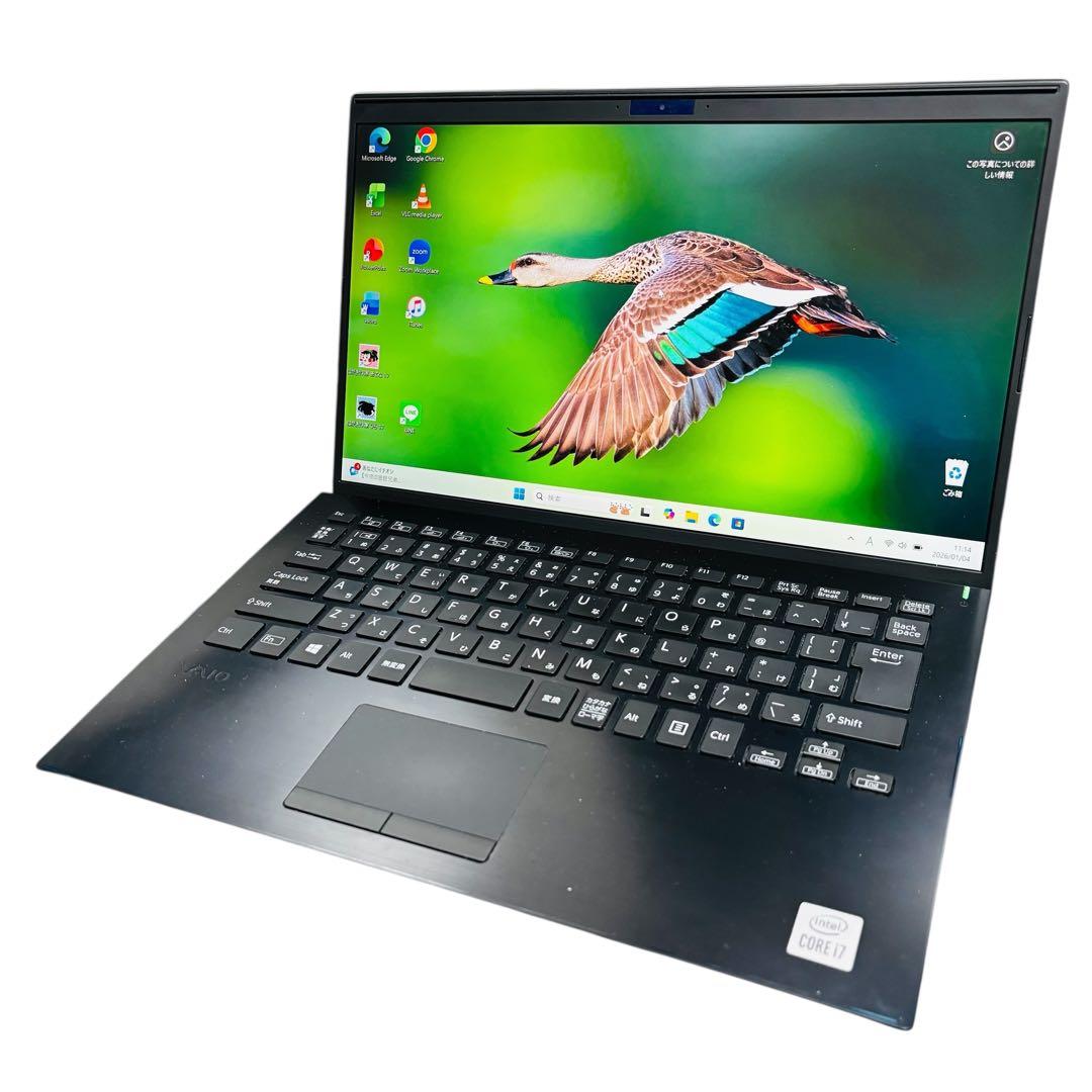 Windowsノート本体 VAIO i7 8GB SSD512GB Windows11 Pro