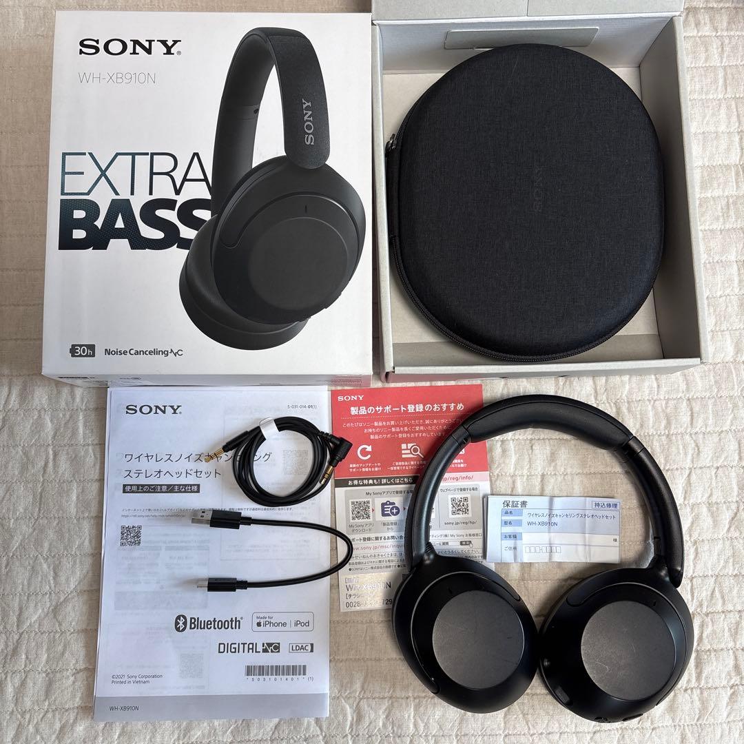 SONY WH-X910N ブラック ワイヤレスヘッドセット