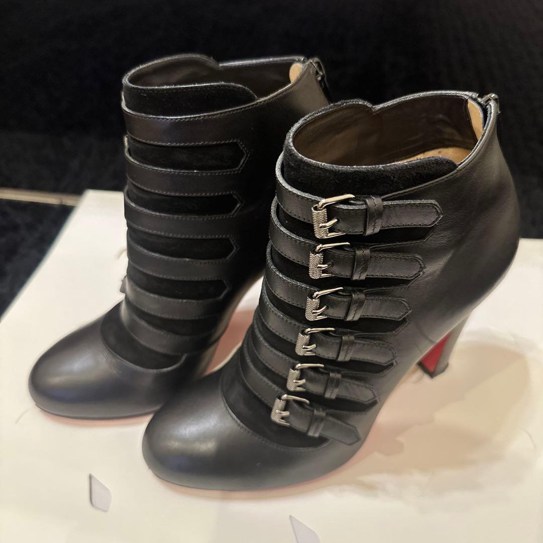 Christian Louboutin ショートブーツ ルブタン 36ハーフ