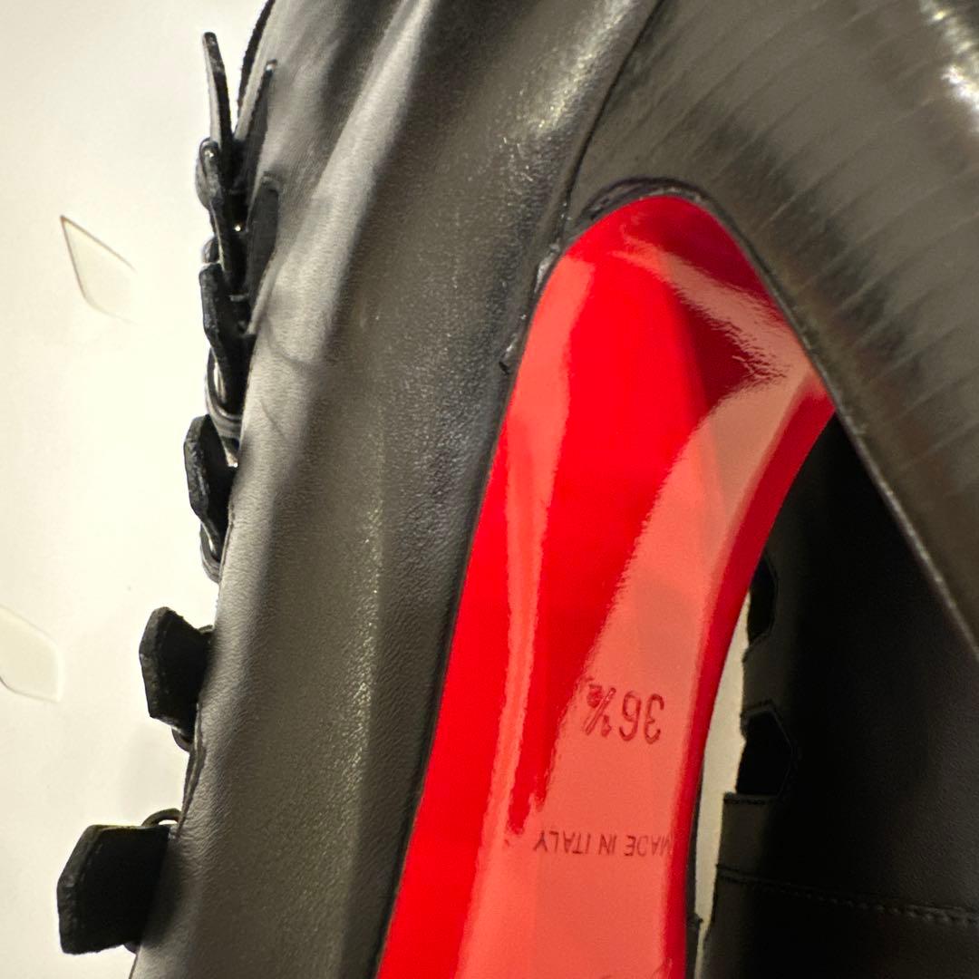 Christian Louboutin ショートブーツ ルブタン 36ハーフ