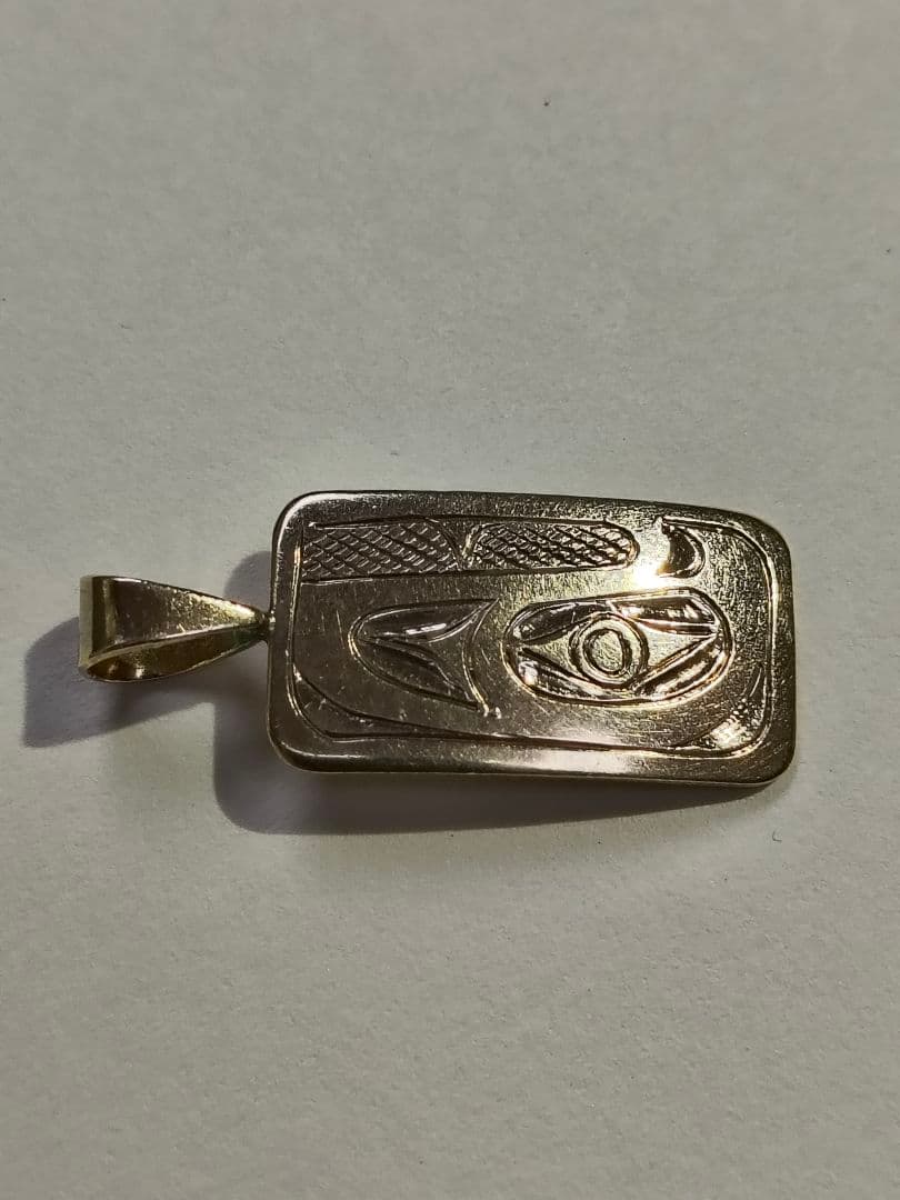 david neel Native jewelry 14kネイティブ　ペンダント