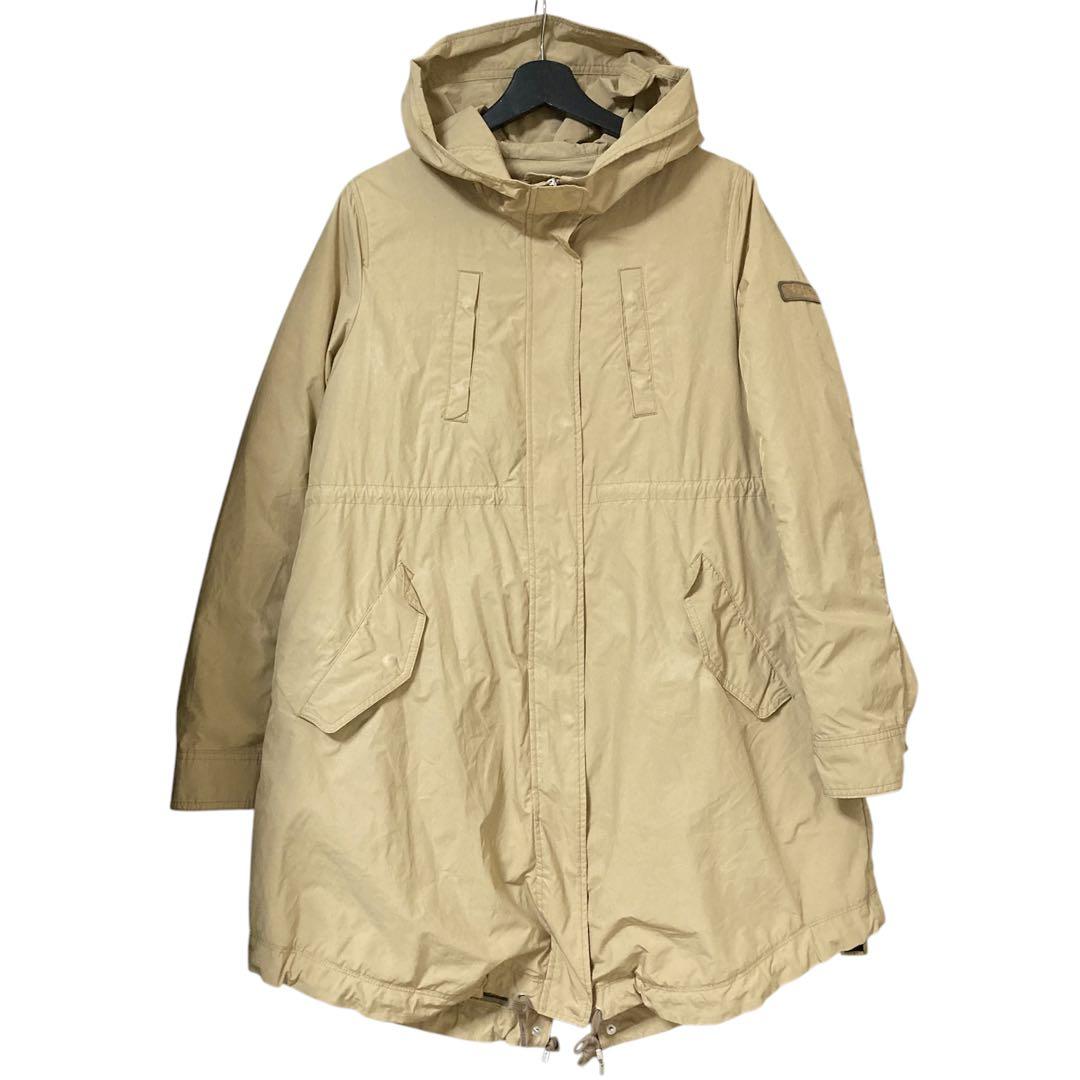 訳あり TATRAS タトラス ダウンライナー付き ベージュモッズコート 03
