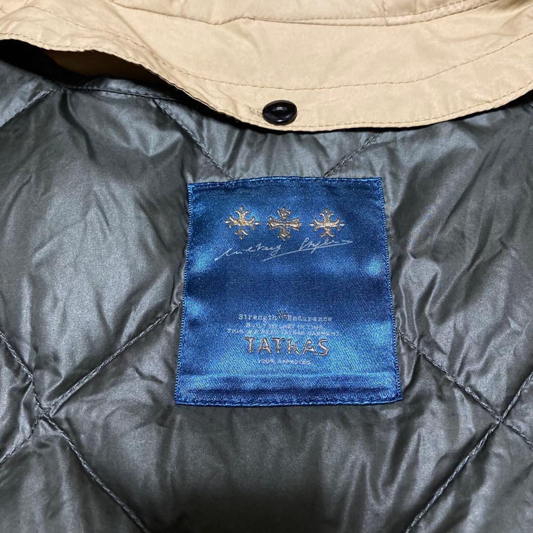 訳あり TATRAS タトラス ダウンライナー付き ベージュモッズコート 03