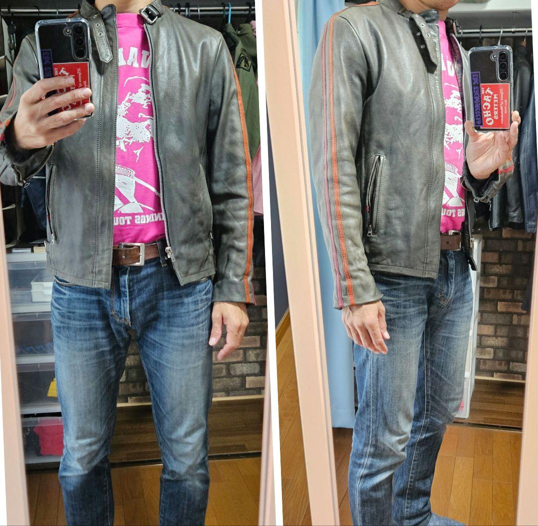 schott 100周年モデル シングルライダース　サイズS