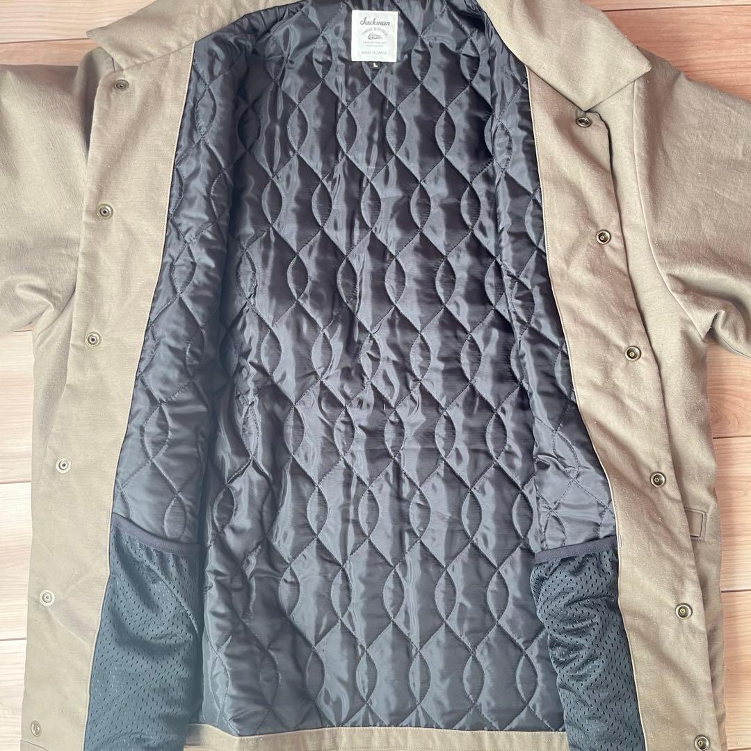 Jackman バックネップ パデッド コーチジャケット L 日本製 中綿