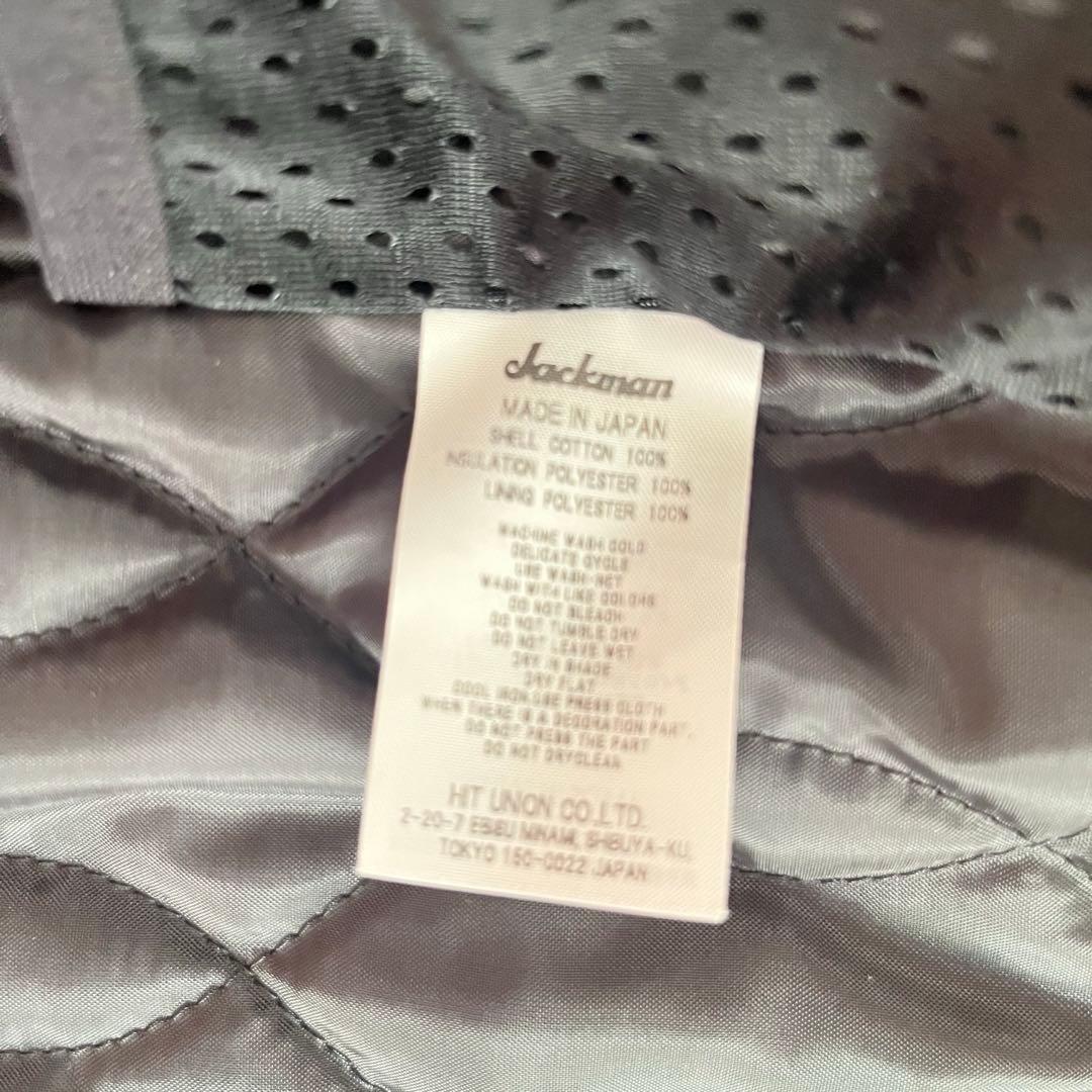 Jackman バックネップ パデッド コーチジャケット L 日本製 中綿