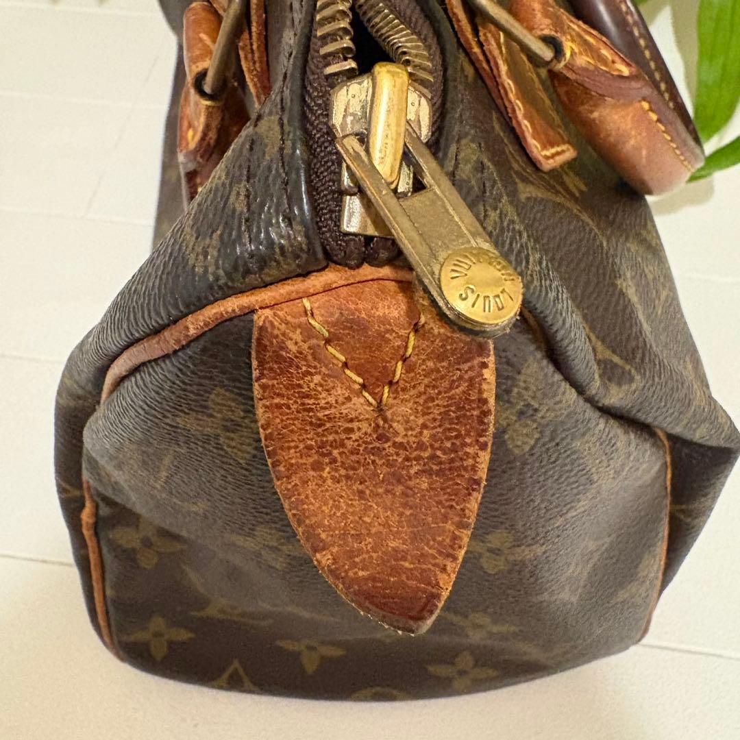 LOUIS VUITTON モノグラム スピーディ25 ロゴ ハンドバッグ