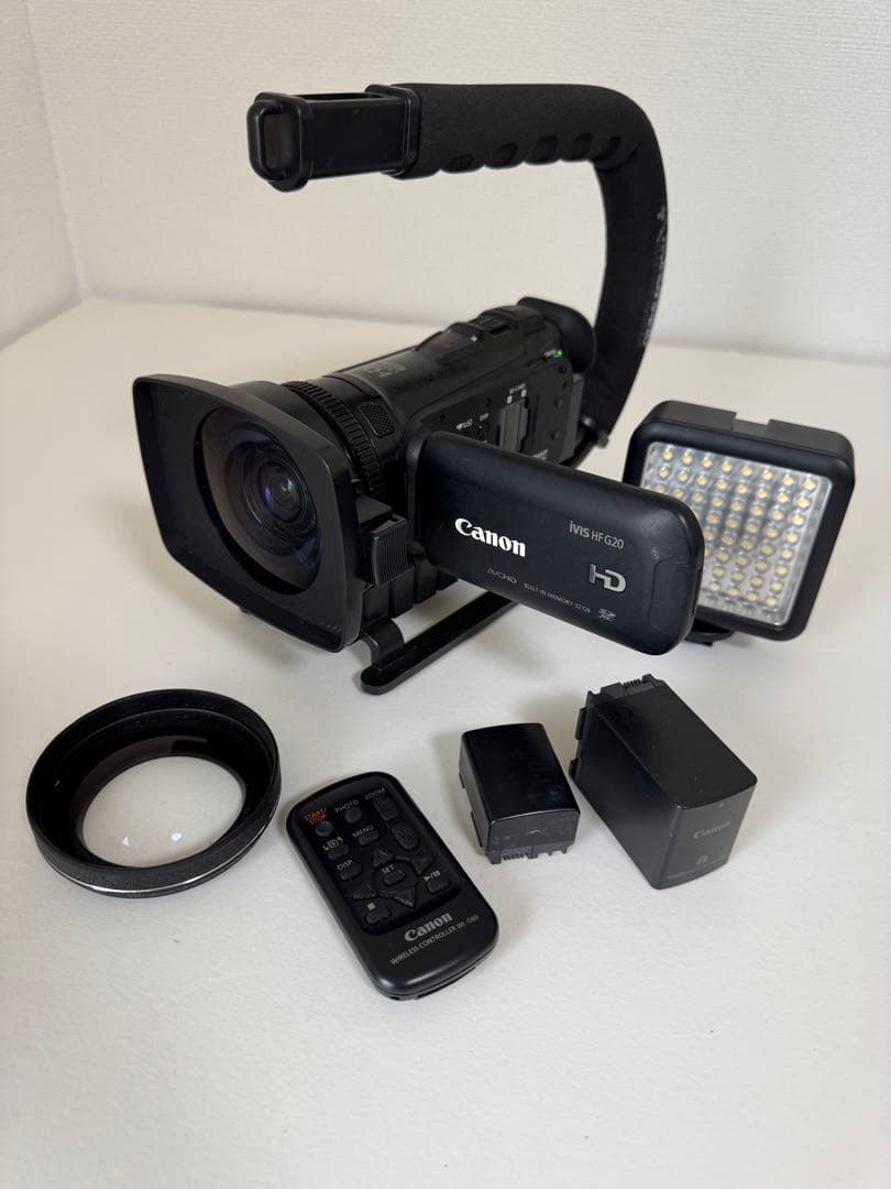 Canon HF G20 & 広角レンズ、魚眼レンズetc