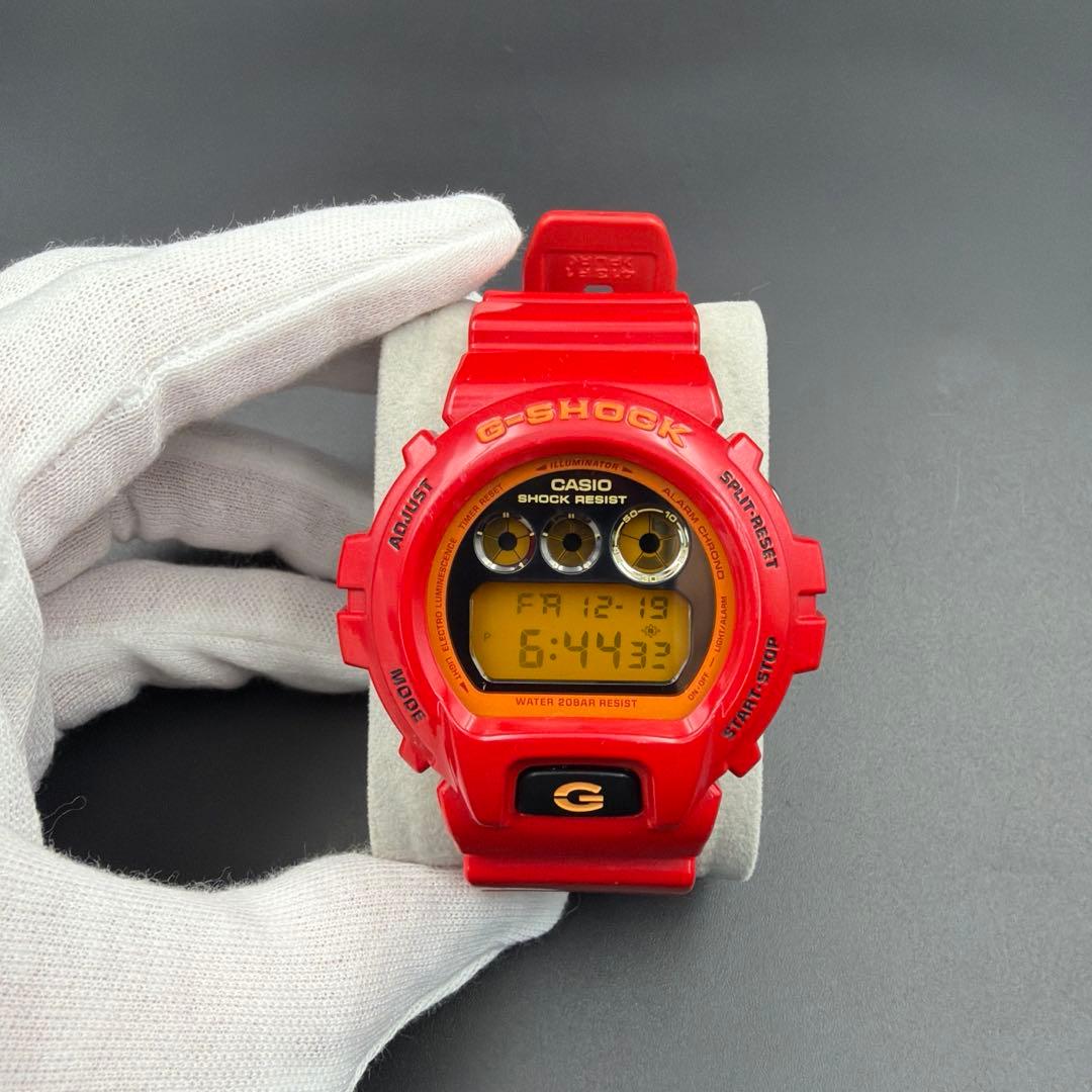 CASIO G-SHOCK DW-6900CB クレイジーカラー 赤 レッド