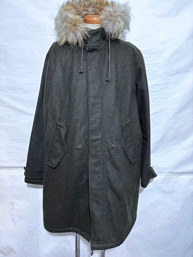 ポールスミス　カシミヤ混　ウールモッズコート　XLサイズ　美品