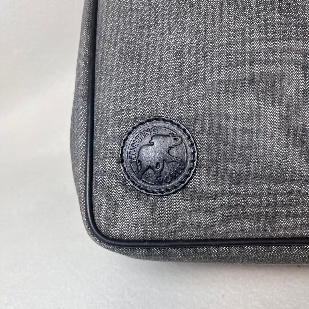 HUNTING WORLD キャンパス グレー トートバッグ ビジネス