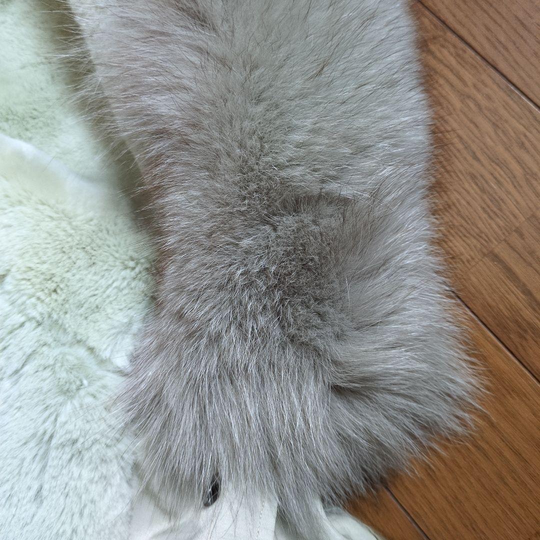 【美品】スコットクラブ ライトグリーン フード付きコート