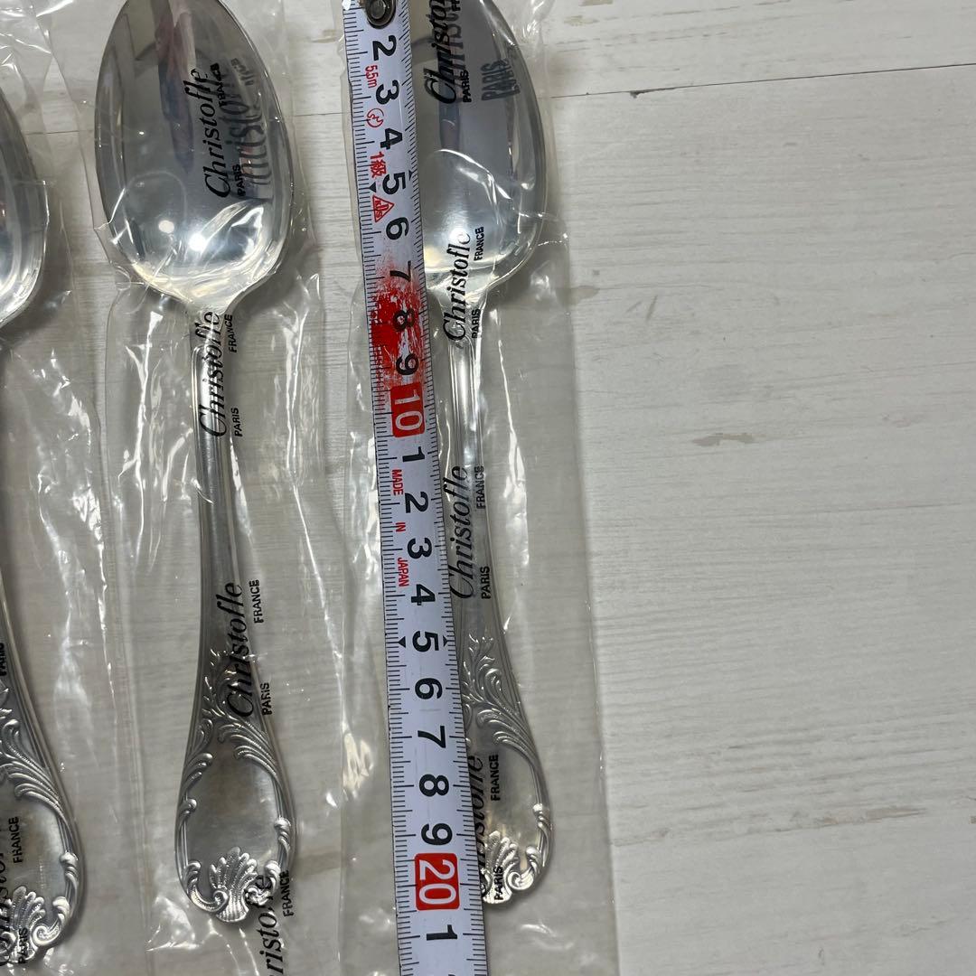 新品✨袋入り✨クリストフル テーブルスプーン 3本 20cm