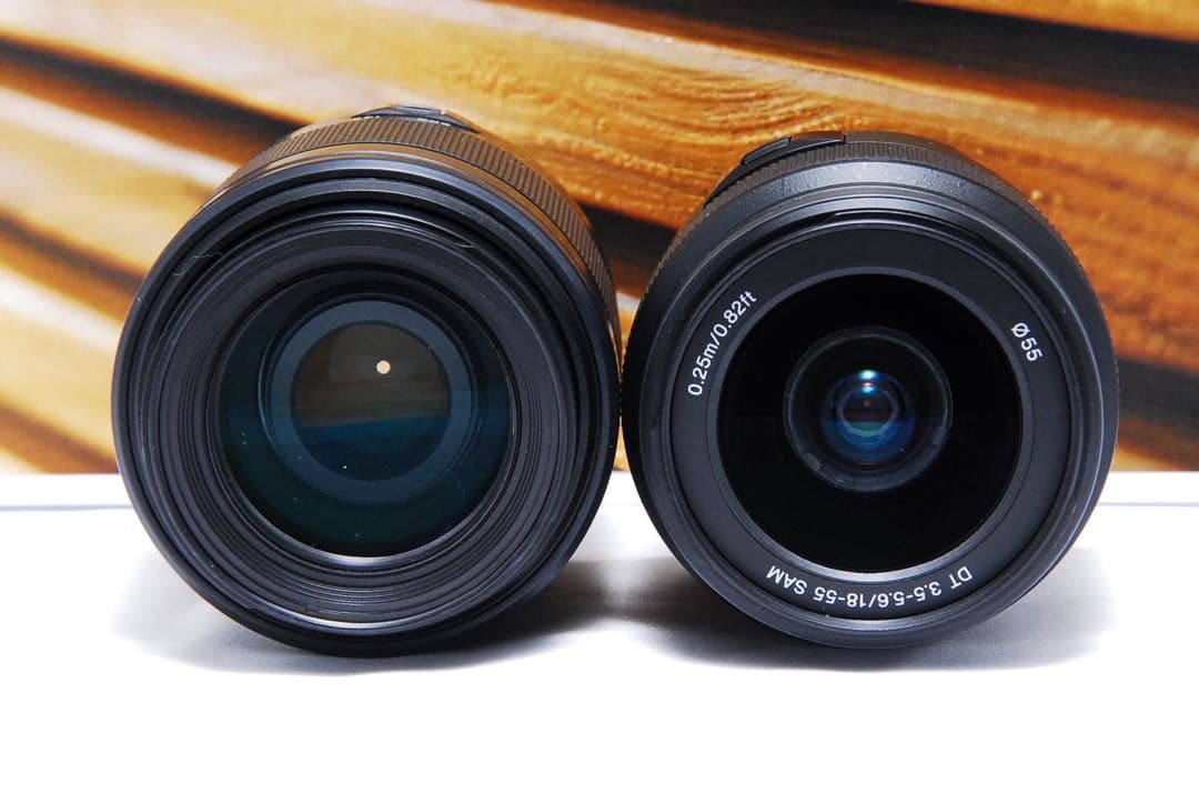 【訳あり】SONY α65 ダブルレンズ ダブルズーム スマホ転送　望遠 眼レフ