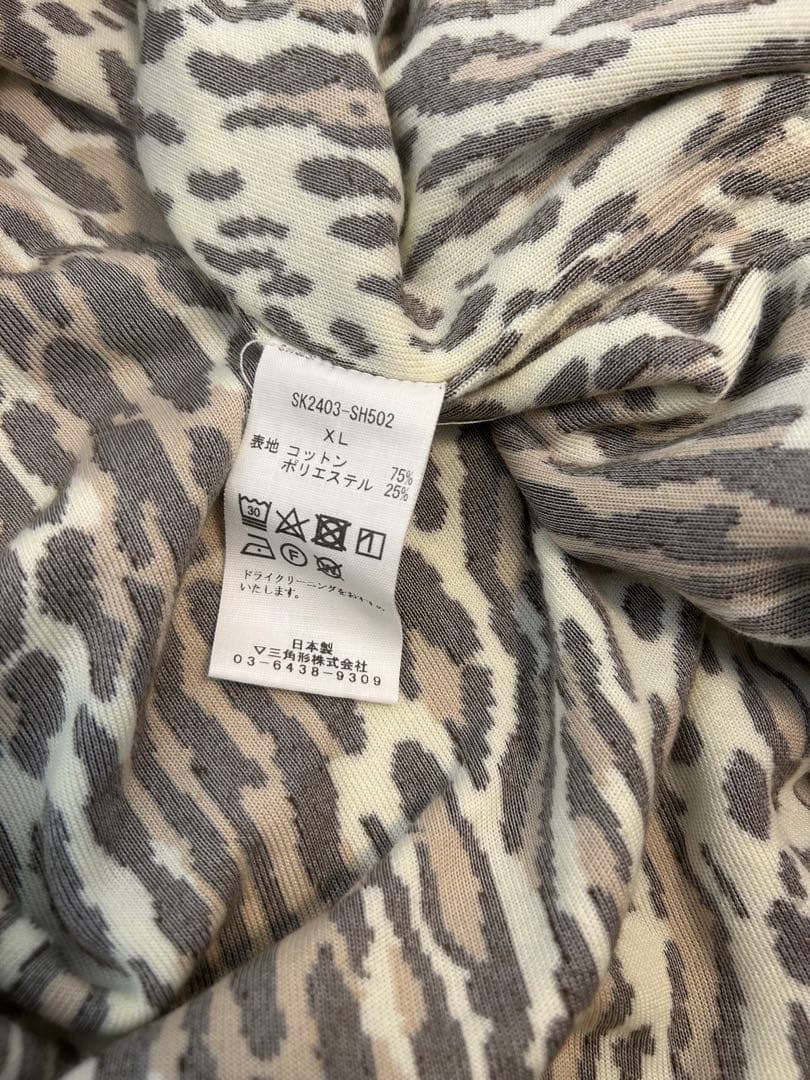 SUN/kakke レオパードシャツ