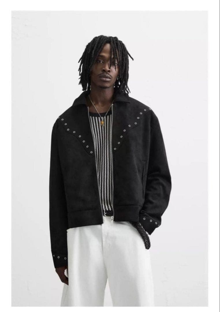 ZARA フェイクスエードジャケット 短丈 [完売品]