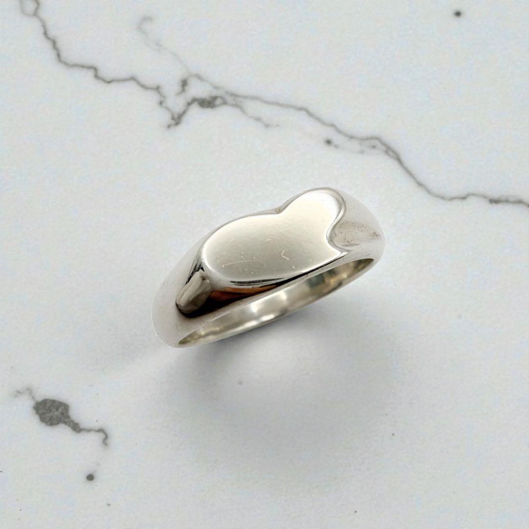 ティファニー シグネットハート シルバー925 リング 23号程度