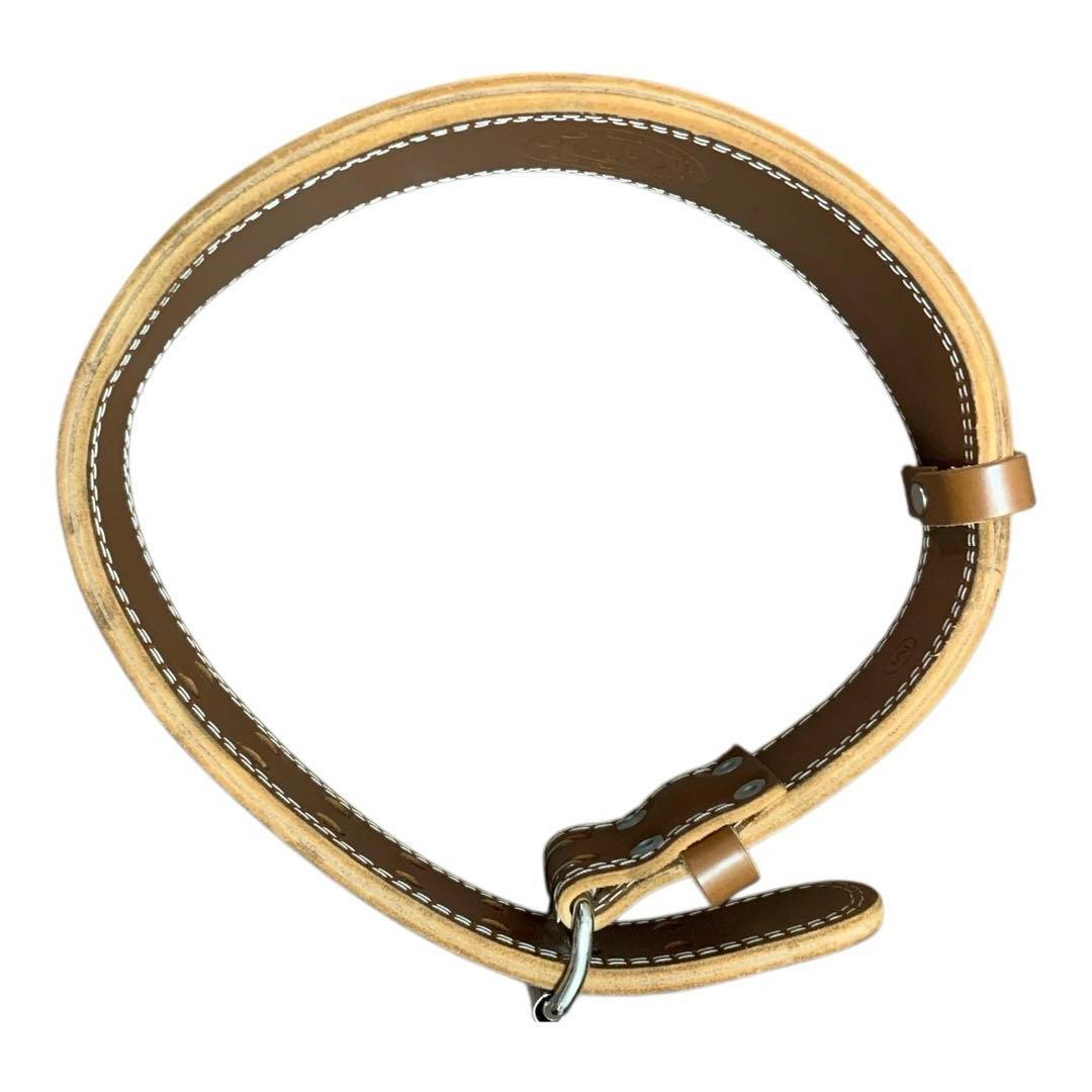 GOLD'S GYM レザーパワーベルト