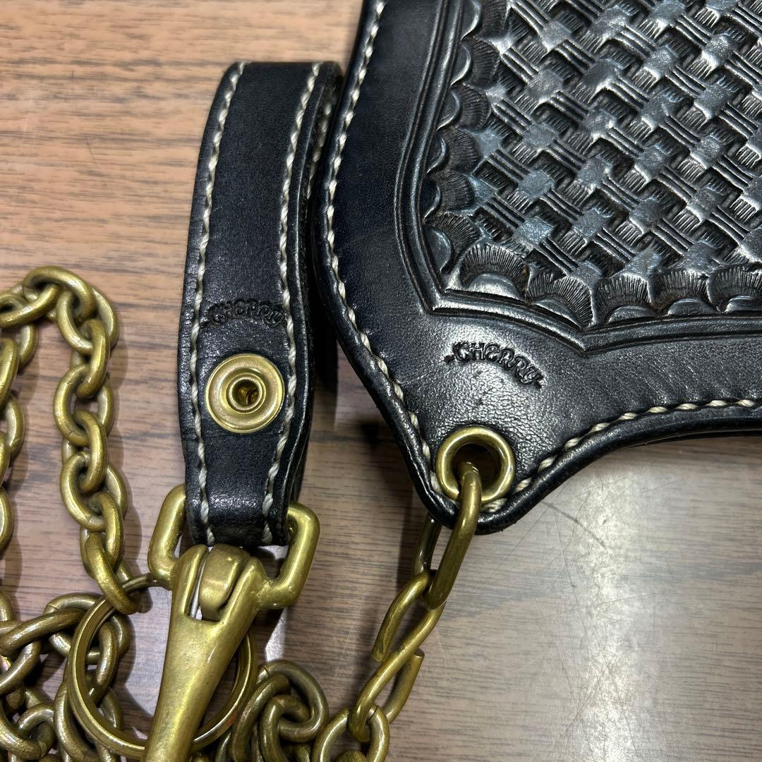 長財布 キーフック　チェーン付き