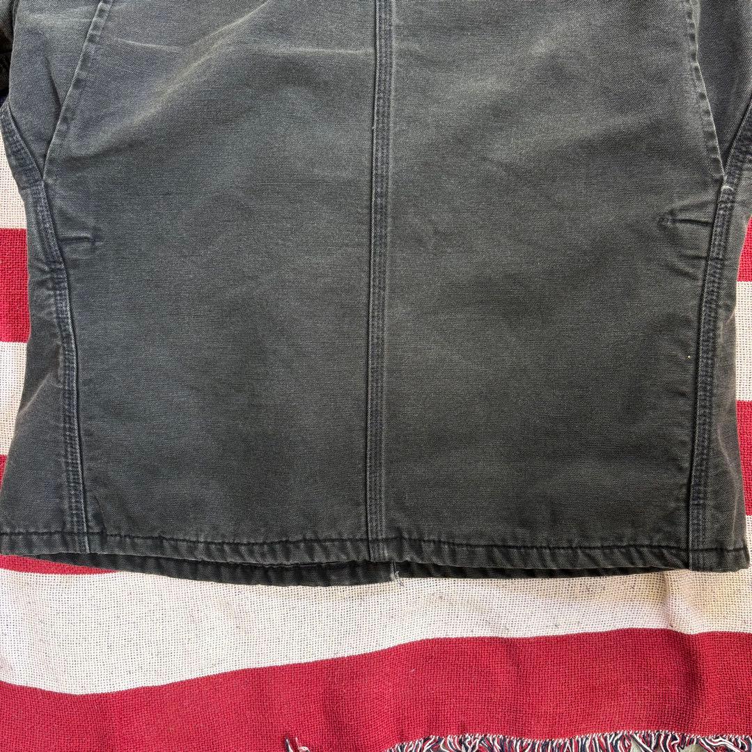 90s USA製 カーハート C01 BLK ダック チョアコート 黒 44 L