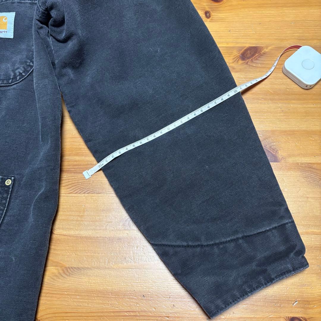 90s USA製 カーハート C01 BLK ダック チョアコート 黒 44 L