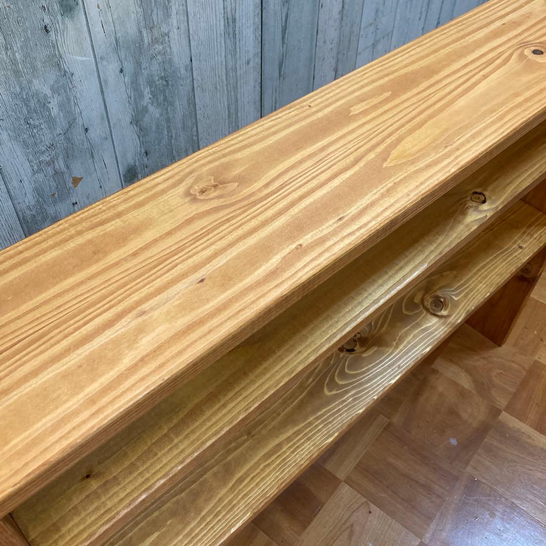 シェルフ 飾り棚 幅84cm パイン材