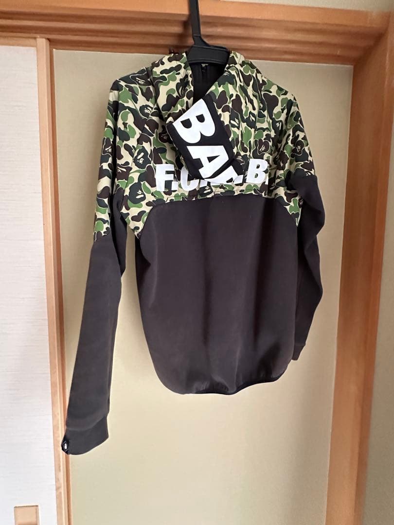 s*8様 fcrb✖️bape 迷彩柄フルジップパーカー