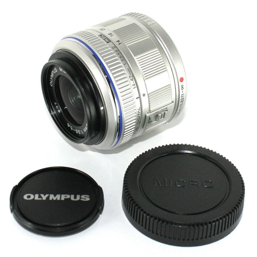 OLYMPUS M.ZUIKO 14-42mm Ⅱ レンズ シルバー✨完動美品✨