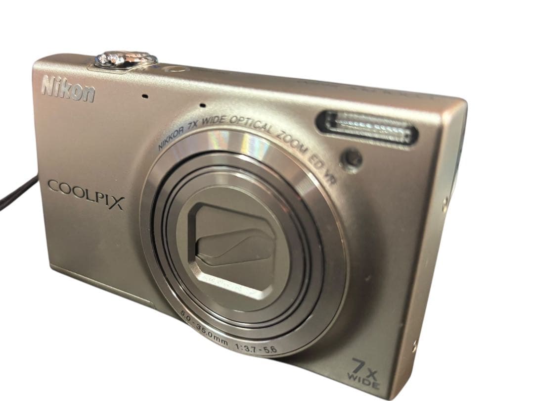 【美品】Nikon COOLPIX S6100SL シルバー デジカメ 動作品