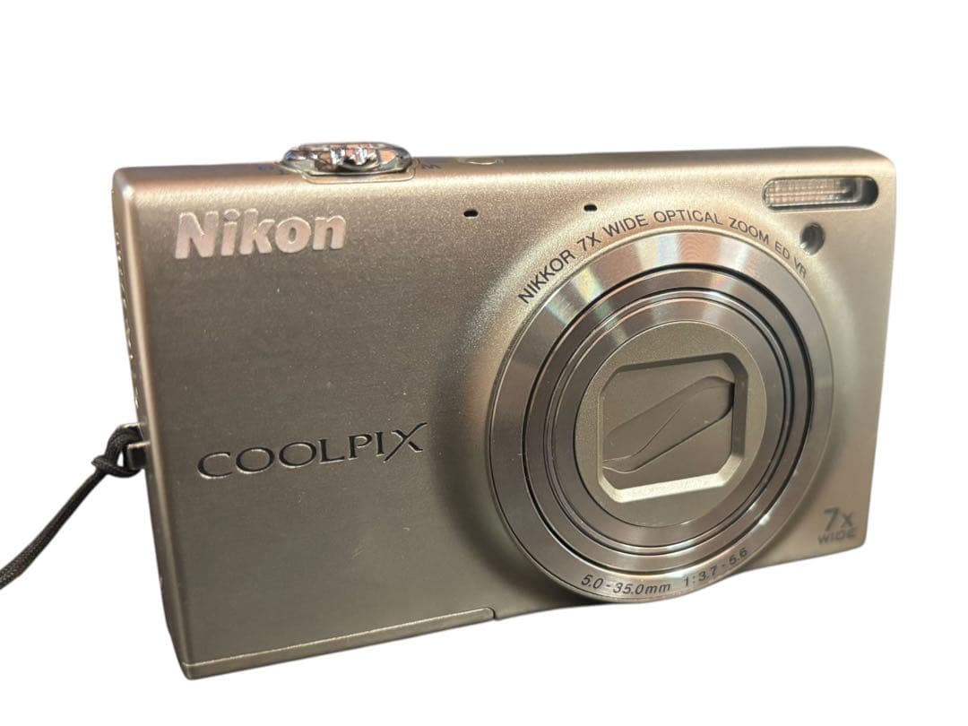 【美品】Nikon COOLPIX S6100SL シルバー デジカメ 動作品